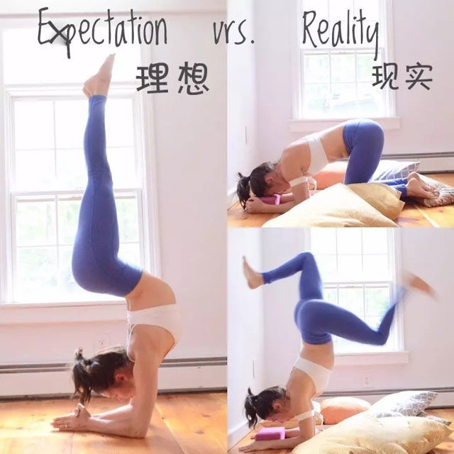一位瑜伽老鸟亲自演绎瑜伽老鸟和菜鸟的区别3