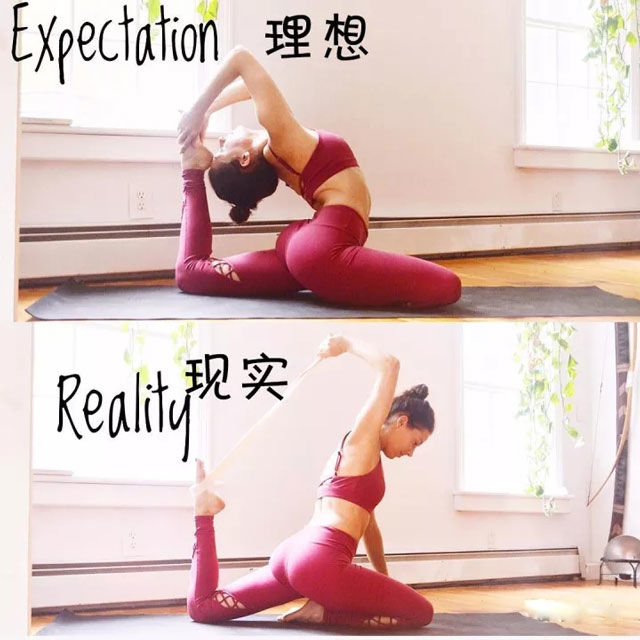 一位瑜伽老鸟亲自演绎瑜伽老鸟和菜鸟的区别7