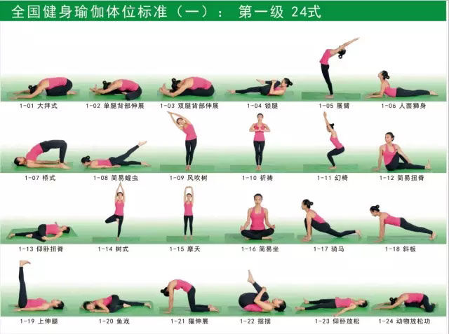 瑜伽体式大全 专业级瑜伽108式体位标准图4