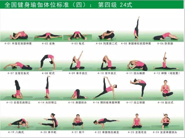 瑜伽体式大全 专业级瑜伽108式体位标准图8